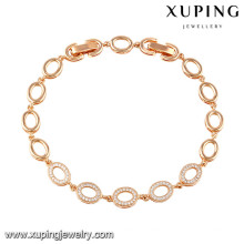 74516 Xuping neue Mode 18 Karat vergoldete Frauen Armband für Geschenke